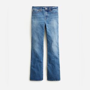 J Crew Women's Medium Wash Blue Full Length Demi Boot Jeans Size 26 in